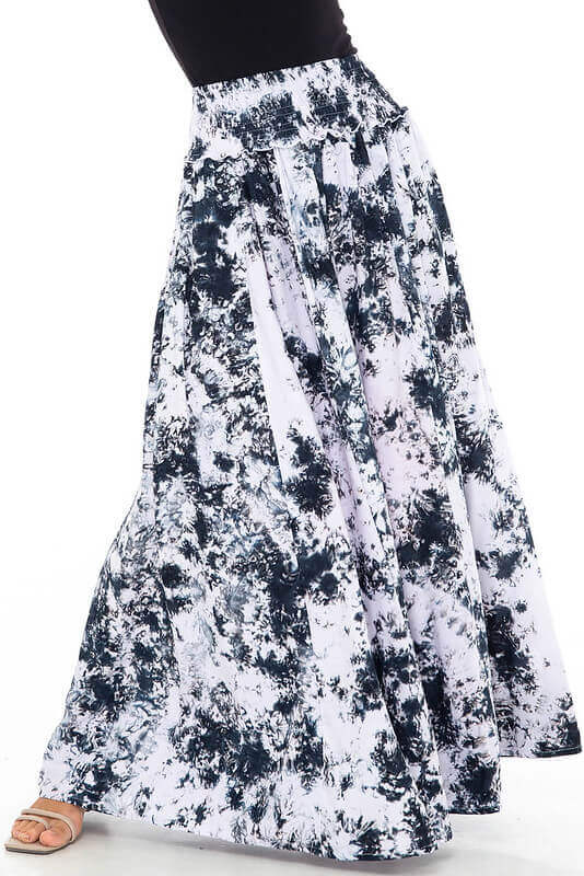 SHU-SHI Flowy Palazzo Pants for Women - Wide Leg, Elastic Waistband, Layered Style, Side Pockets - Love ShuShi