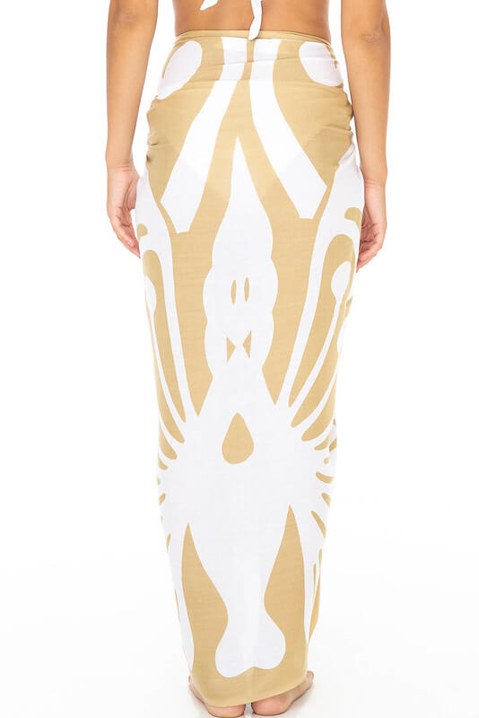 Butterfly Long Beach Sarong by SHU-SHI