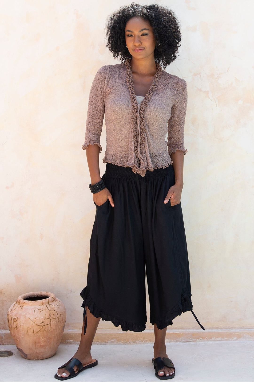 Culottes Gaucho Cropped Summer Pants - Love ShuShi