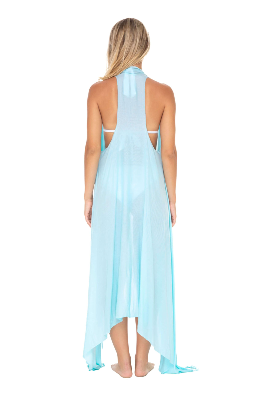 Lightweight Long Sarong Vest Kimono Beach Cover-Up - Love ShuShi