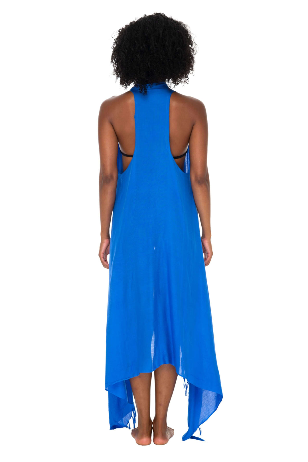Lightweight Long Sarong Vest Kimono Beach Cover-Up - Love ShuShi
