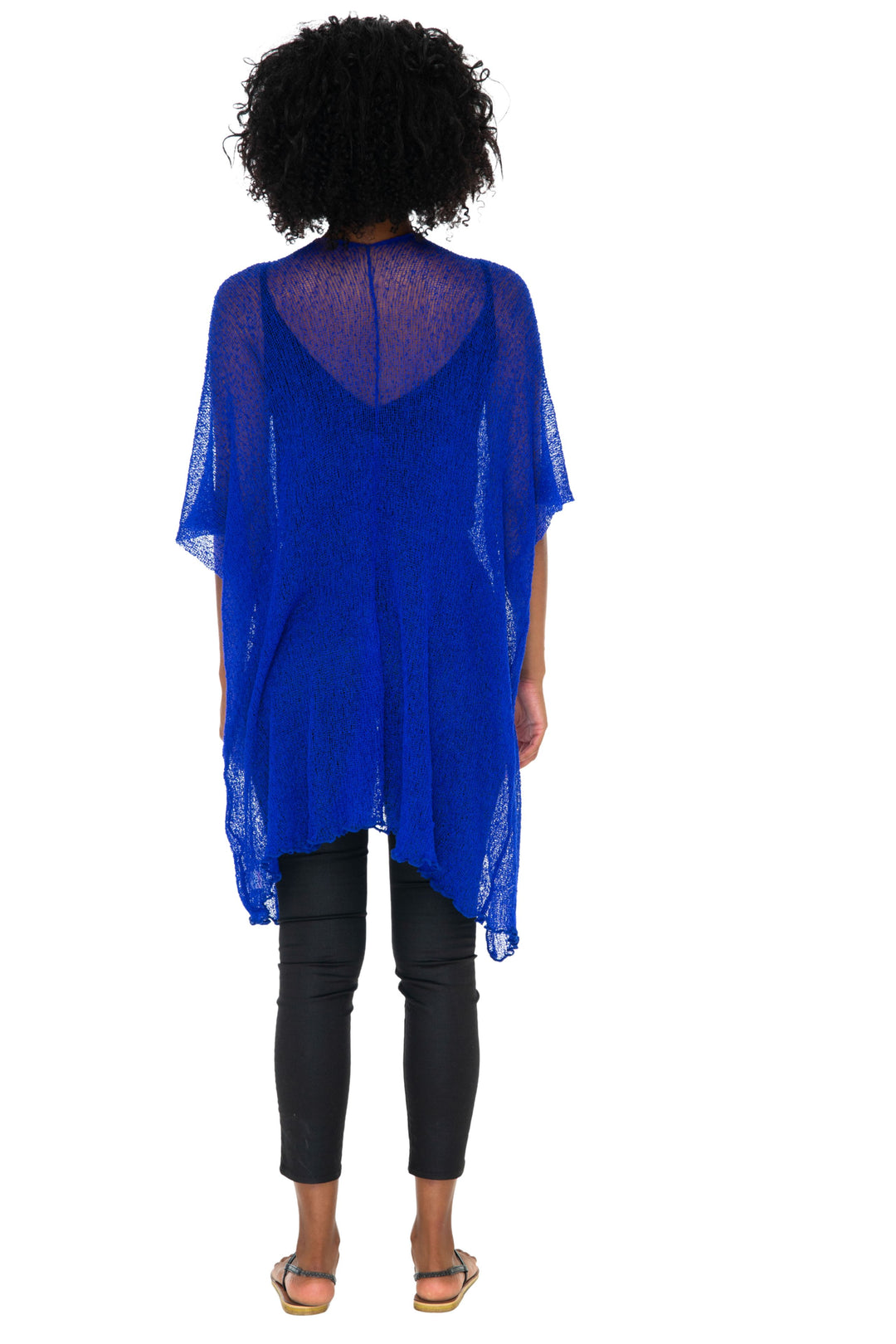 Wide Sheer Kimono Cardigan - Open Front Cover-Up by SHU-SHI - Love ShuShi