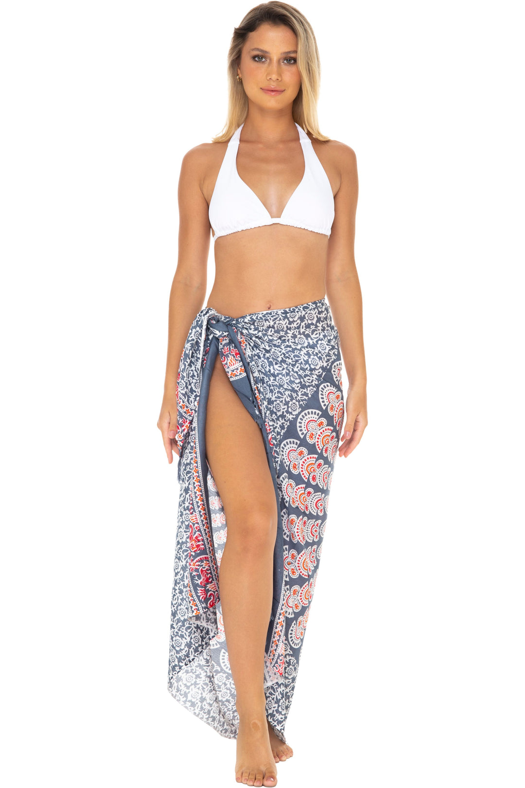 Mandala Sarong Wrap - Beach Cover-Up Pareo by SHU-SHI - Love ShuShi