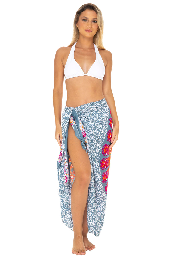 Mandala Sarong Wrap - Beach Cover-Up Pareo by SHU-SHI - Love ShuShi