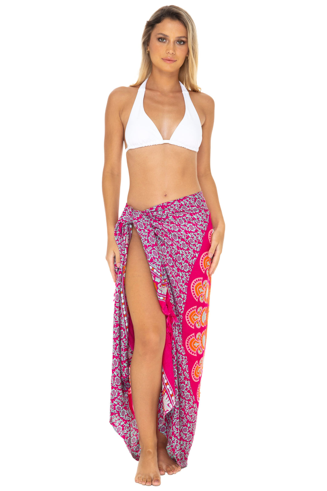 Mandala Sarong Wrap - Beach Cover-Up Pareo by SHU-SHI - Love ShuShi