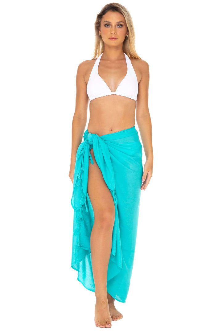 Solid Sarong Wrap - Beach Cover-Up Skirt - Love ShuShi