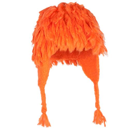 SHU-SHI bright orange fringed children&