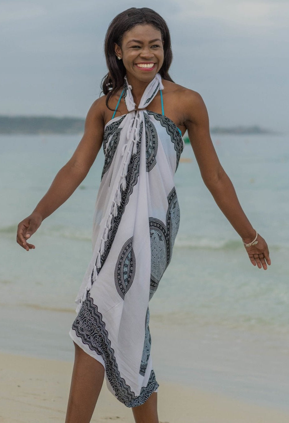 beach sarong wrap dress / pareo - Beachwear skirt Get our beautiful Beach Sarong Wrap House