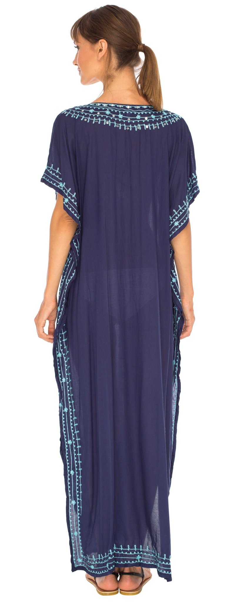 long kaftan dresses uk Sofia Long Kaftan - Black | Kaftans & Kimonos