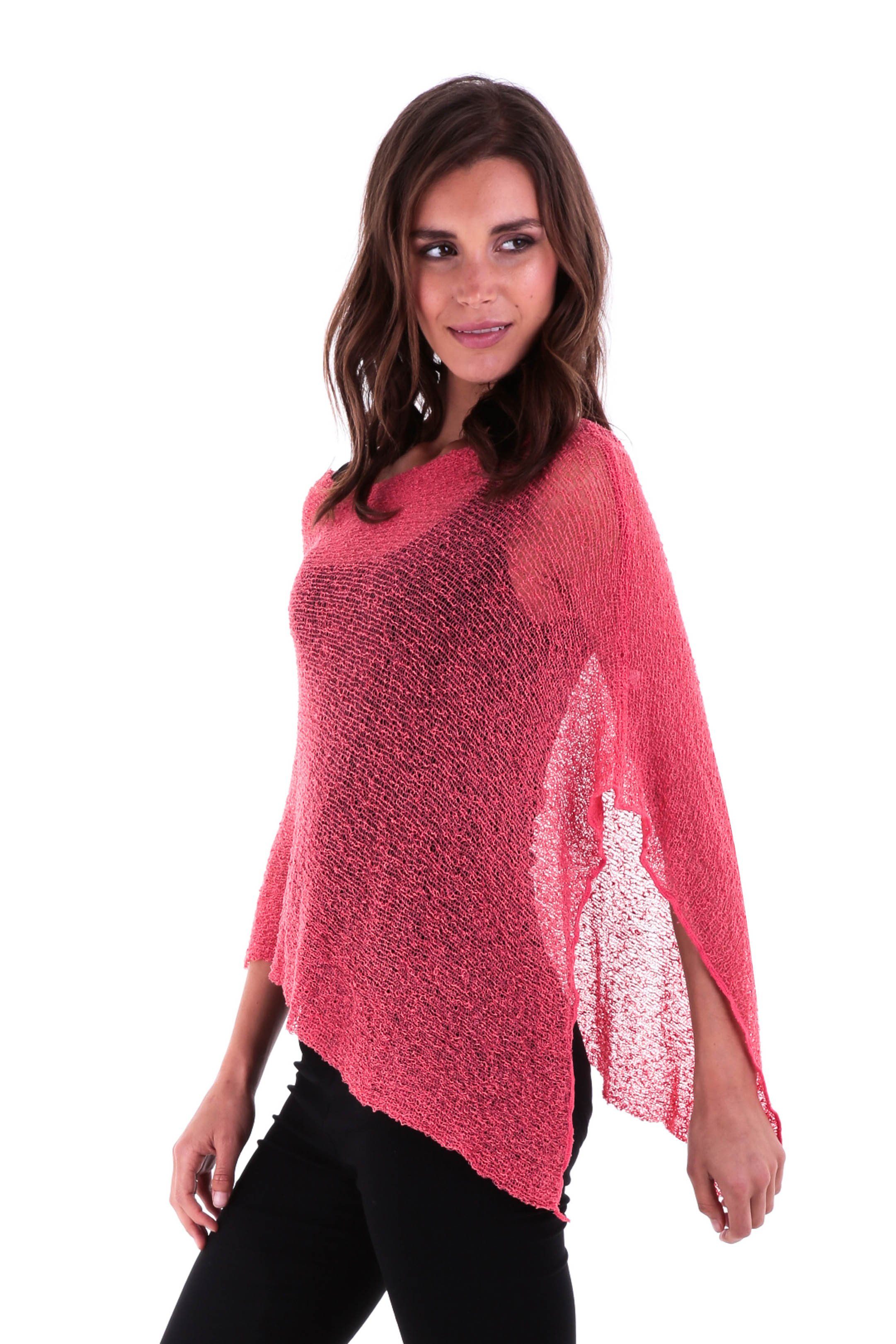 Perfect Sheer Poncho Women's Top Lightweight One Size | Love
